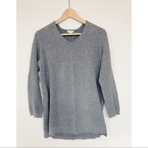 J. Jill Gray V-Neck Knit Sweater